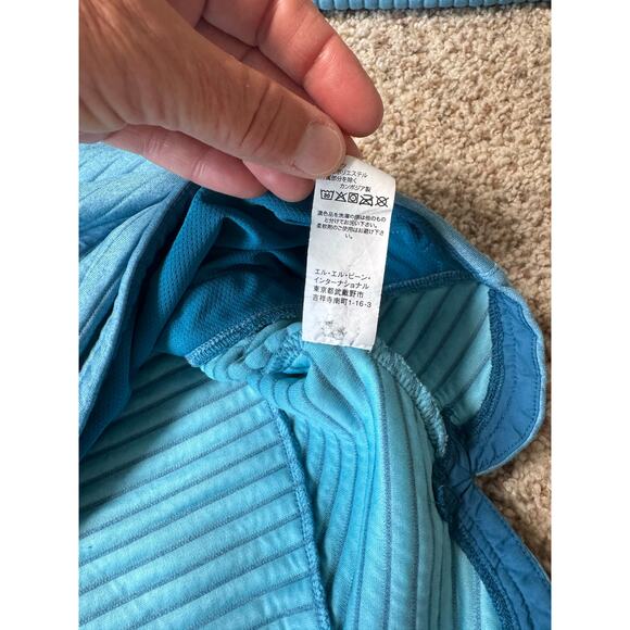 L.L. Bean Ribbed Shirt/Sweatshirt, Women's XL, Blue pull over w/ Pockets - Picture 11 of 11
